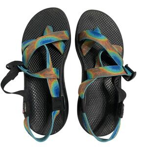 Chaco National Park Foundation Sandals Women's Size 9 Tie Dye Hiking Outdoors‎
